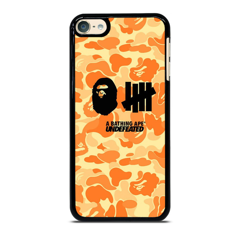 BATHING APE UNDEFEATED ORANGE CAMO iPod Touch 6 Case Cover