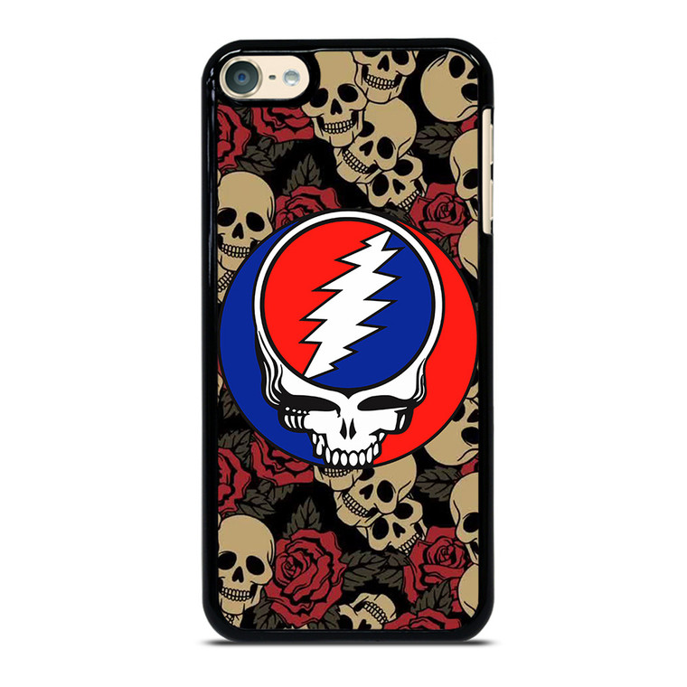 GREATEFUL DEAD BAND ICON SKULL AND ROSE iPod Touch 6 Case Cover