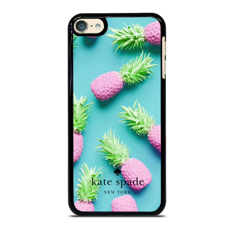 KATE SPADE NEW YORK LOGO SUMMER PINEAPPLE ICON iPod Touch 6 Case Cover