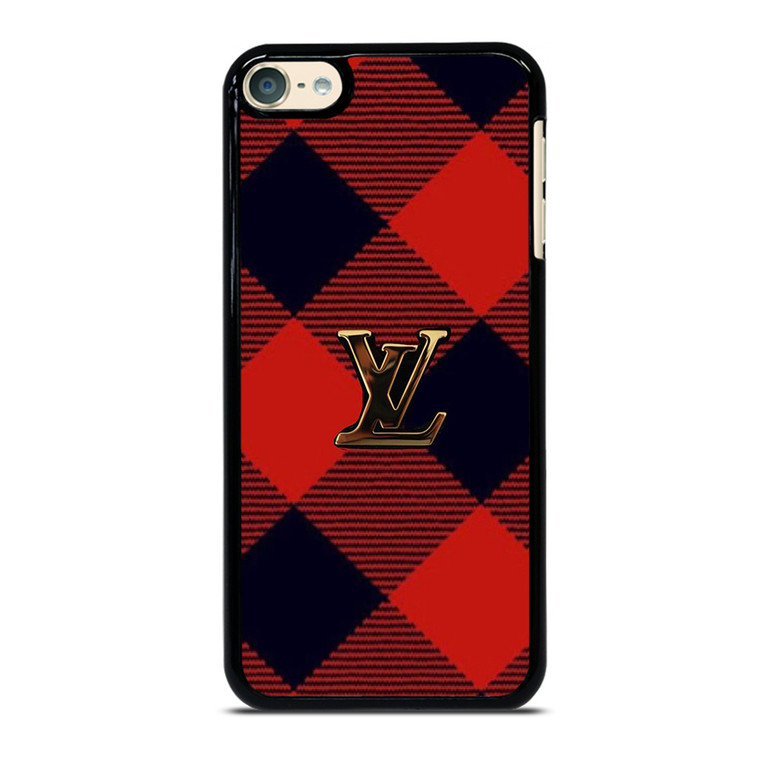 LOUIS VUITTON LV LOGO PATTERN RED iPod Touch 6 Case Cover