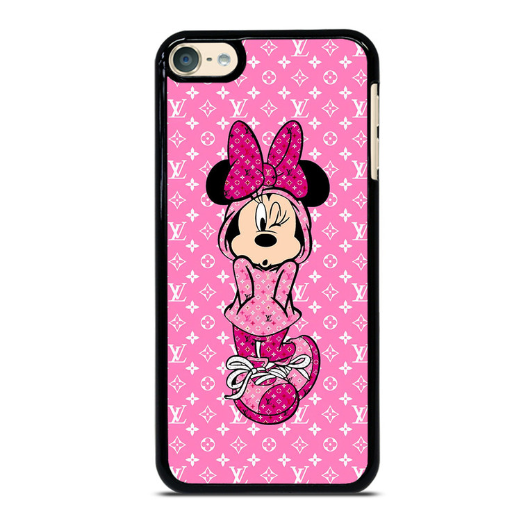LOUIS VUITTON LV LOGO PINK MINNIE MOUSE iPod Touch 6 Case Cover