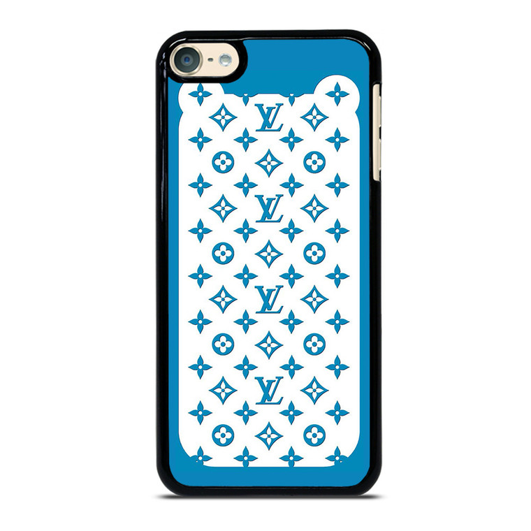 LOUIS VUITTON PATERN ICON LOGO BLUE iPod Touch 6 Case Cover