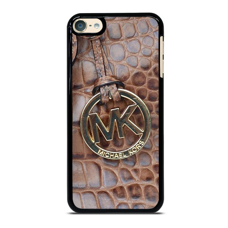 MICHAEL KORS BROWN LEATHER iPod Touch 6 Case Cover