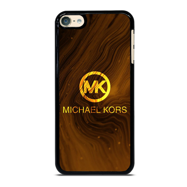 MICHAEL KORS GOLDEN MARBLE LOGO ICON iPod Touch 6 Case Cover