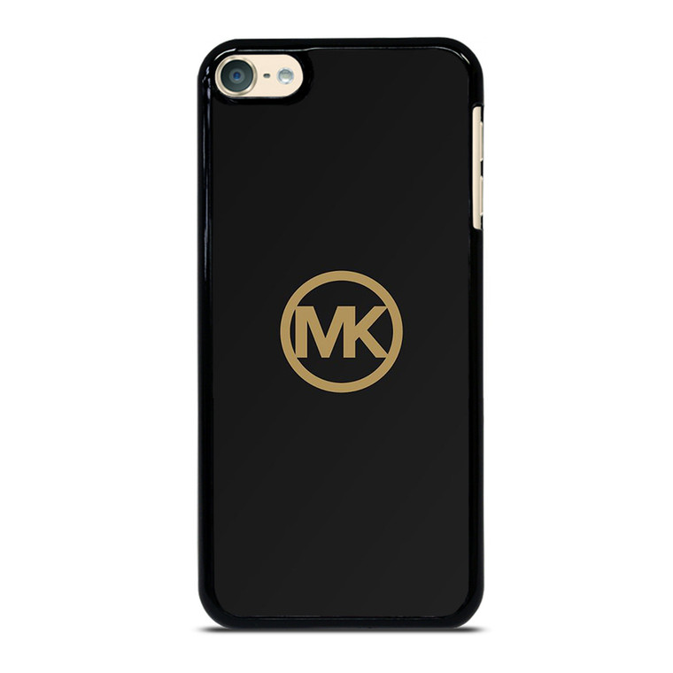 MICHAEL KORS MK LOGO BLACK GOLD iPod Touch 6 Case Cover