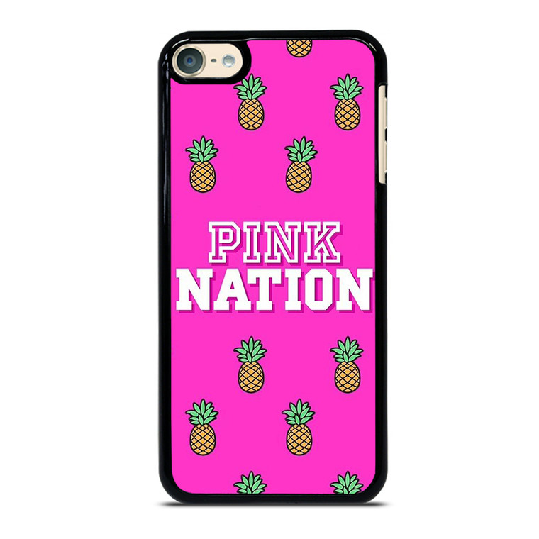 PINK NATION VICTORIA'S SECRET LOGO PINEAPPLE iPod Touch 6 Case Cover