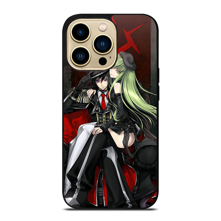 CODE GEASS LELOUCH CAMPEROUGE AND C.C ANIME MANGA iPhone 14 Pro Max Case Cover