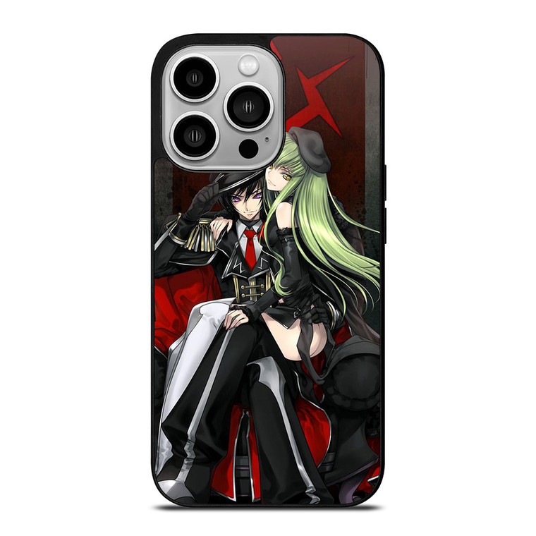 CODE GEASS LELOUCH CAMPEROUGE AND C.C ANIME MANGA iPhone 14 Pro Case Cover