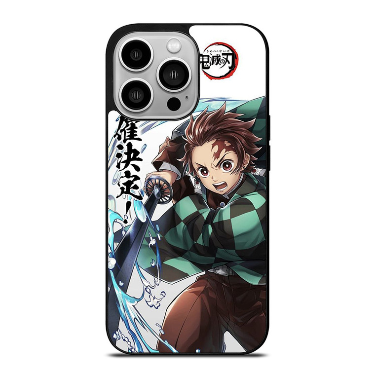 KIMETSU NO YAIBA DEMON SLAYER TANJIRO KAMADO FIRE WATER iPhone 14 Pro Case Cover