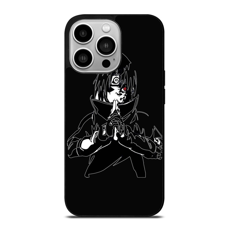 NARUTO UCHIHA SASUKE ART iPhone 14 Pro Case Cover