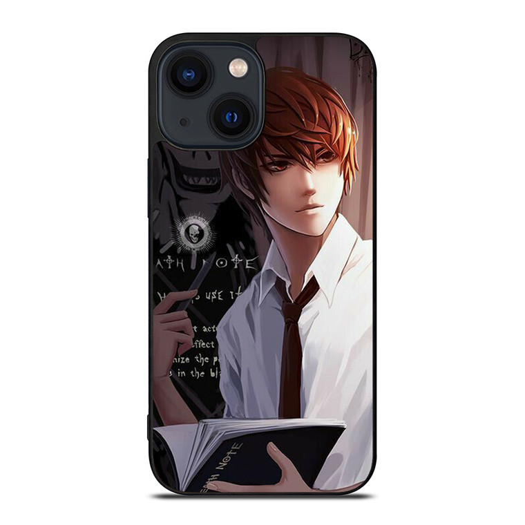 ANIME DEATH NOTE LIGHT YAGAMI AND RYUK iPhone 14 Plus Case Cover