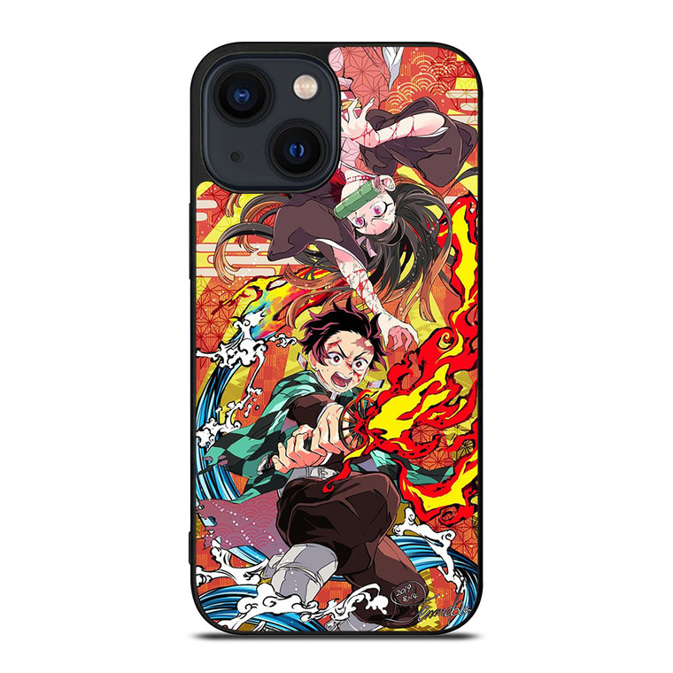 DEMON SLAYER KIMETSU NO YAIBA ANIME MANGA iPhone 14 Plus Case Cover