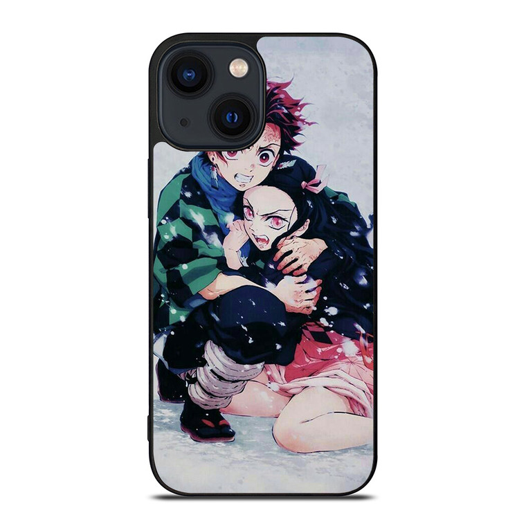 DEMON SLAYER KIMETSU NO YAIBA TANJIRO KAMADO NEZUKO iPhone 14 Plus Case Cover