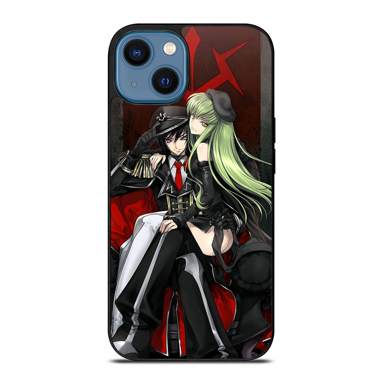 CODE GEASS LELOUCH CAMPEROUGE AND C.C ANIME MANGA iPhone 14 Case Cover