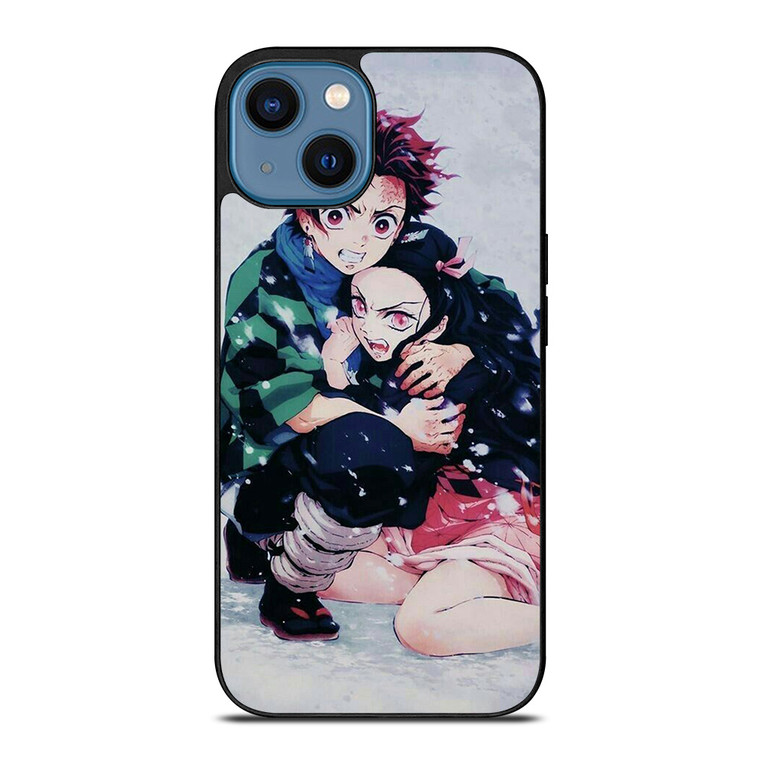 DEMON SLAYER KIMETSU NO YAIBA TANJIRO KAMADO NEZUKO iPhone 14 Case Cover