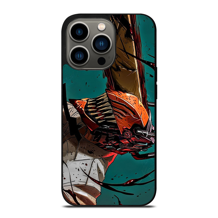 ANIME DENJI CHAINSAW MAN iPhone 13 Pro Case Cover