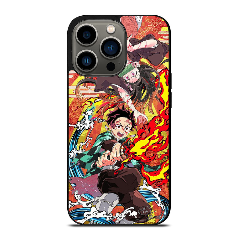 DEMON SLAYER KIMETSU NO YAIBA ANIME MANGA iPhone 13 Pro Case Cover