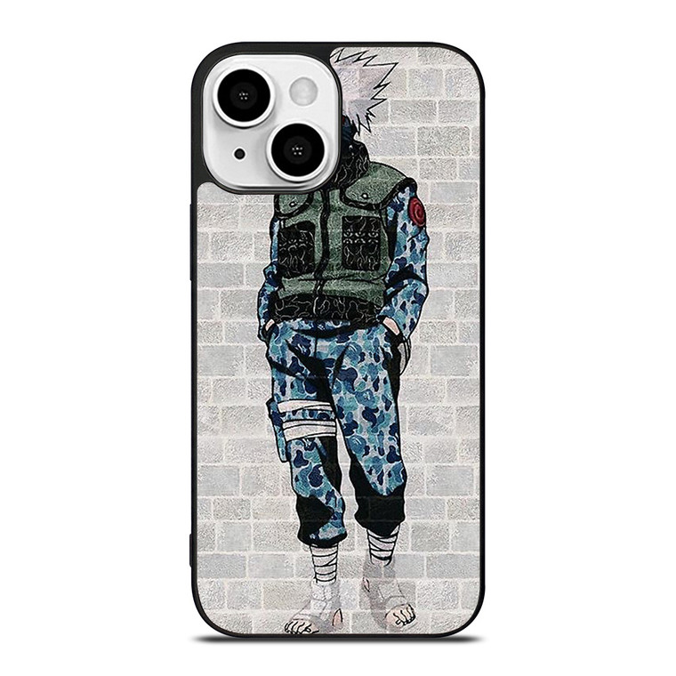 KAKASHI BAPE SUPREME NARUTO iPhone 13 Mini Case Cover