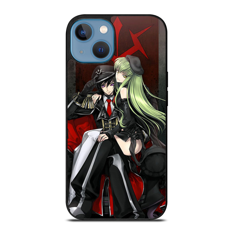 CODE GEASS LELOUCH CAMPEROUGE AND C.C ANIME MANGA iPhone 13 Case Cover