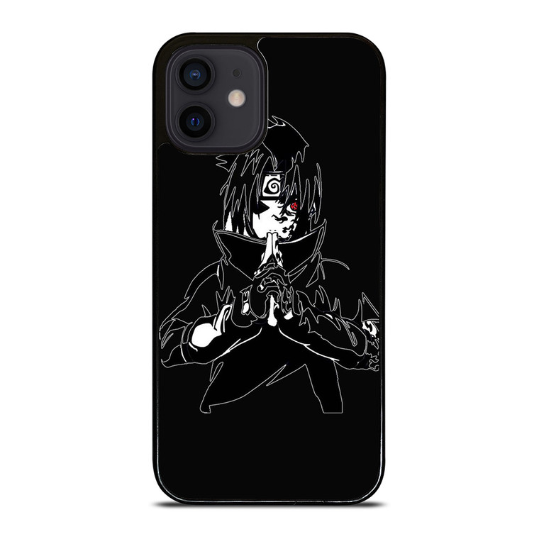 NARUTO UCHIHA SASUKE ART iPhone 12 Mini Case Cover