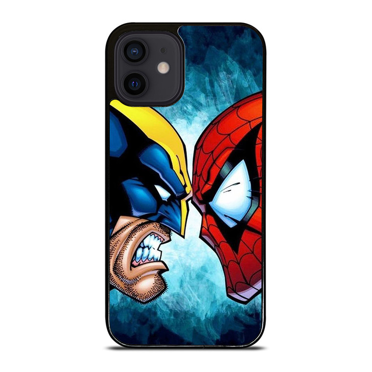 SPIDERMAN VS WOLVERINE MARVEL COMICS iPhone 12 Mini Case Cover