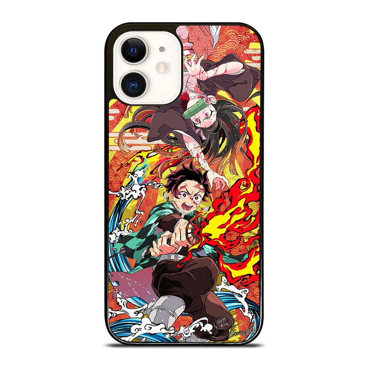 DEMON SLAYER KIMETSU NO YAIBA ANIME MANGA iPhone 12 Case Cover