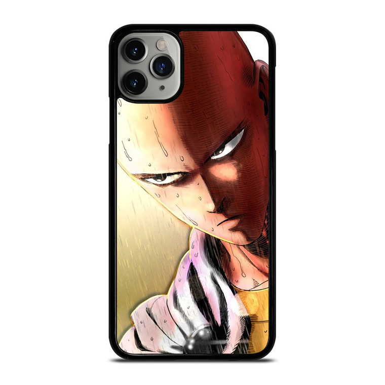 ANIME ONE PUNCH MAN SAITAMA FURIOUS iPhone 11 Pro Max Case Cover