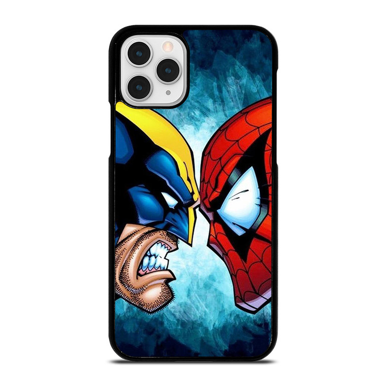 SPIDERMAN VS WOLVERINE MARVEL COMICS iPhone 11 Pro Case Cover
