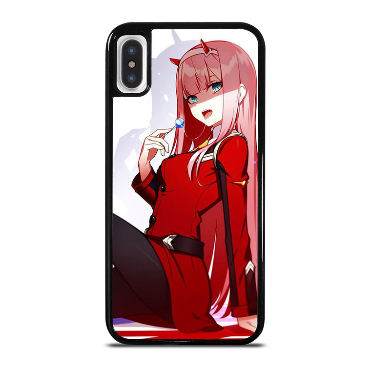 CARTOON ANIME ZERO TWO DARLING IN THE FRANXX iPhone X / XS Case Cover