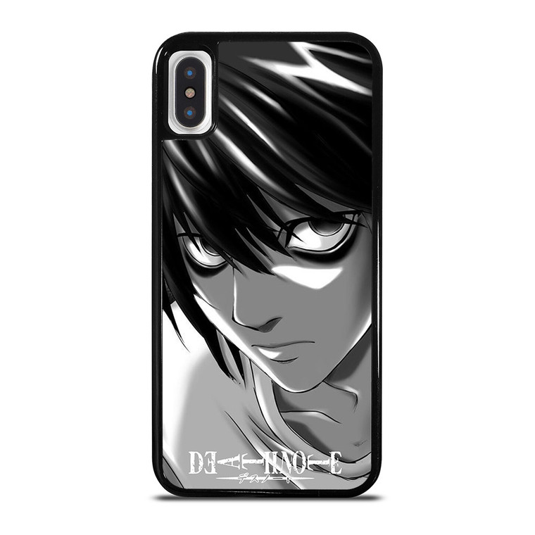 DEATH NOTE ANIME L LAWLIET FACE iPhone X / XS Case Cover