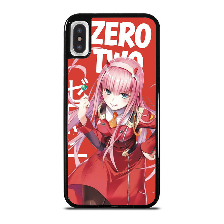 ZERO TWO DARLING IN THE FRANXX ANIME CARTOON iPhone X / XS Case Cover