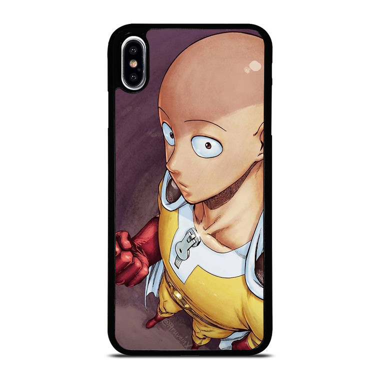 ANIME ONE PUNCH MAN SAITAMA iPhone XS Max Case Cover