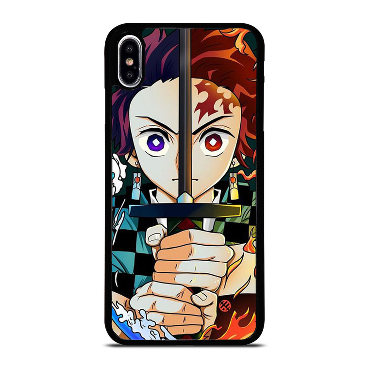 DEMON SLAYER KIMETSU NO YAIBA TANJIRO KAMADO FIRE WATER iPhone XS Max Case Cover