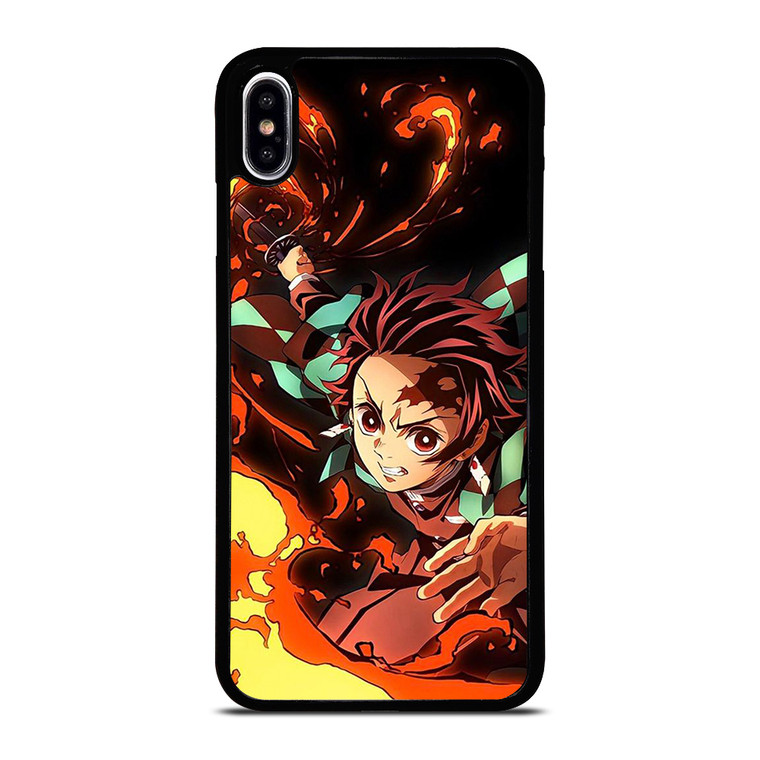 DEMON SLAYER KIMETSU NO YAIBA TANJIRO KAMADO FIRE iPhone XS Max Case Cover