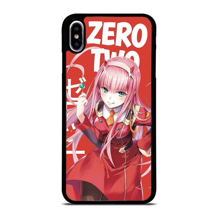 ZERO TWO DARLING IN THE FRANXX ANIME CARTOON iPhone XS Max Case Cover