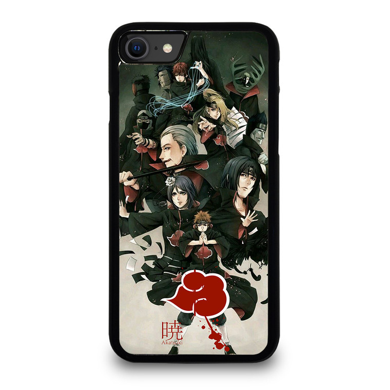AKATSUKI NARUTO MANGA ANIME iPhone SE 2020 Case Cover