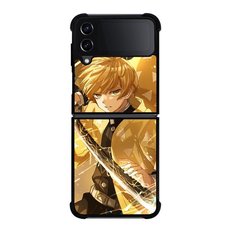 DEMON SLAYER ZENITSU AGATSUMA ANIME Samsung Galaxy Z Flip 4 Case Cover