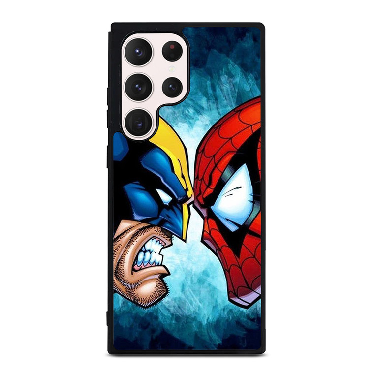 SPIDERMAN VS WOLVERINE MARVEL COMICS Samsung Galaxy S23 Ultra Case Cover