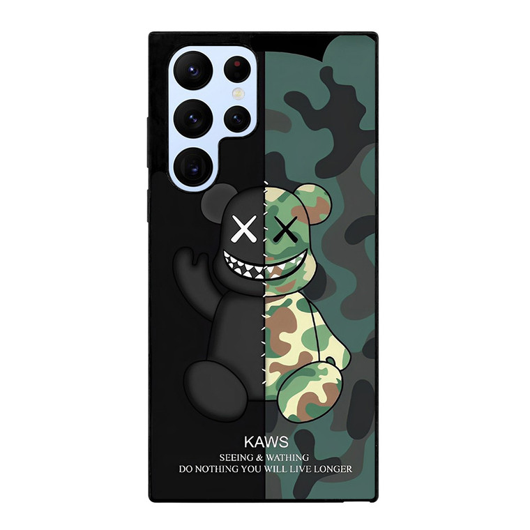 KAWS CAMO SEEING AND WATHING Samsung Galaxy S22 Ultra Case Cover