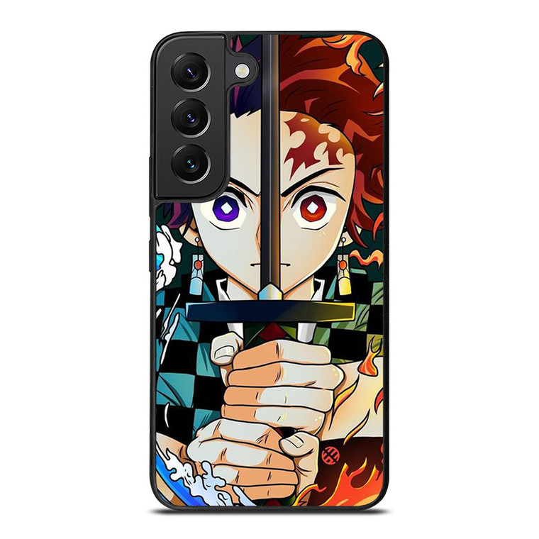 DEMON SLAYER KIMETSU NO YAIBA TANJIRO KAMADO FIRE WATER Samsung Galaxy S22 Plus Case Cover