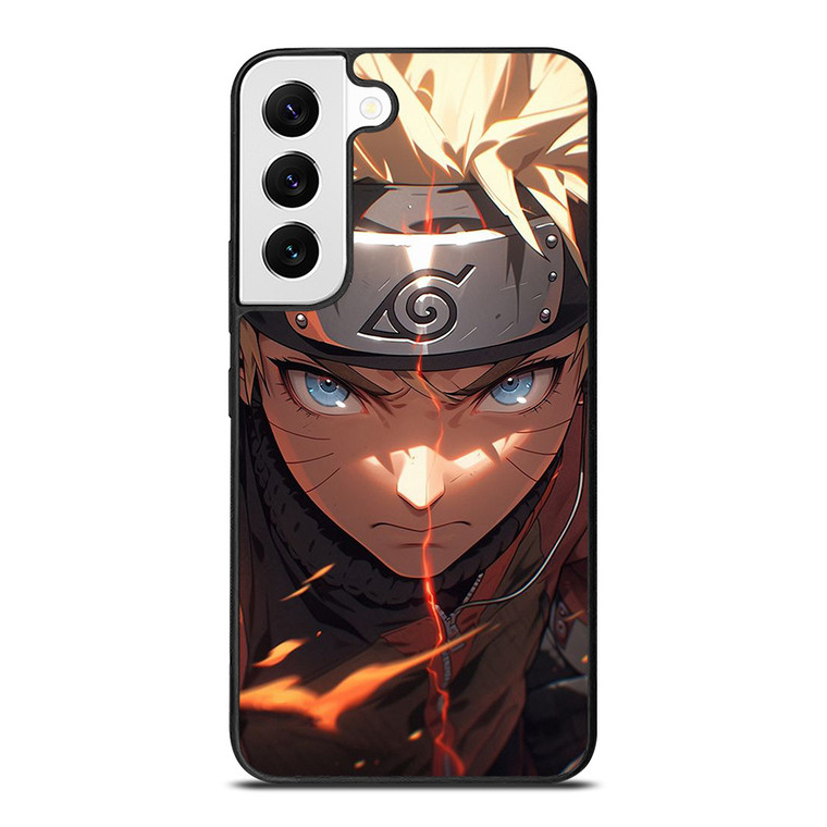 NARUTO FACE SHINOBI ANIME MANGA Samsung Galaxy S22 Case Cover