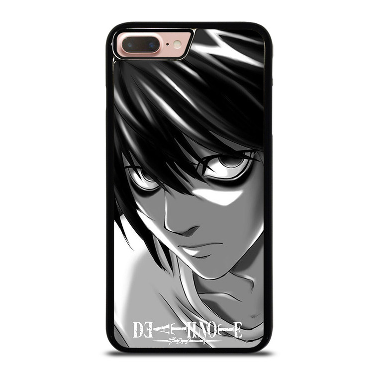 DEATH NOTE ANIME L LAWLIET FACE iPhone 8 Plus Case Cover