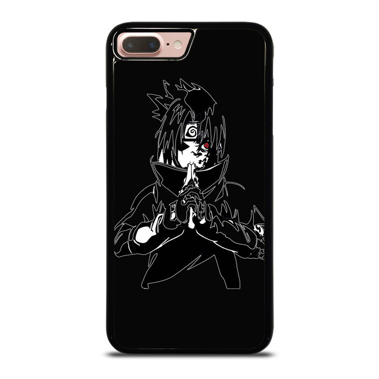 NARUTO UCHIHA SASUKE ART iPhone 8 Plus Case Cover