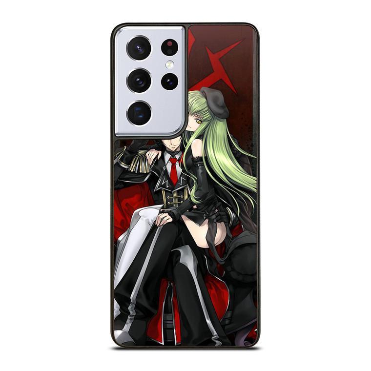 CODE GEASS LELOUCH CAMPEROUGE AND C.C ANIME MANGA Samsung Galaxy S21 Ultra Case Cover