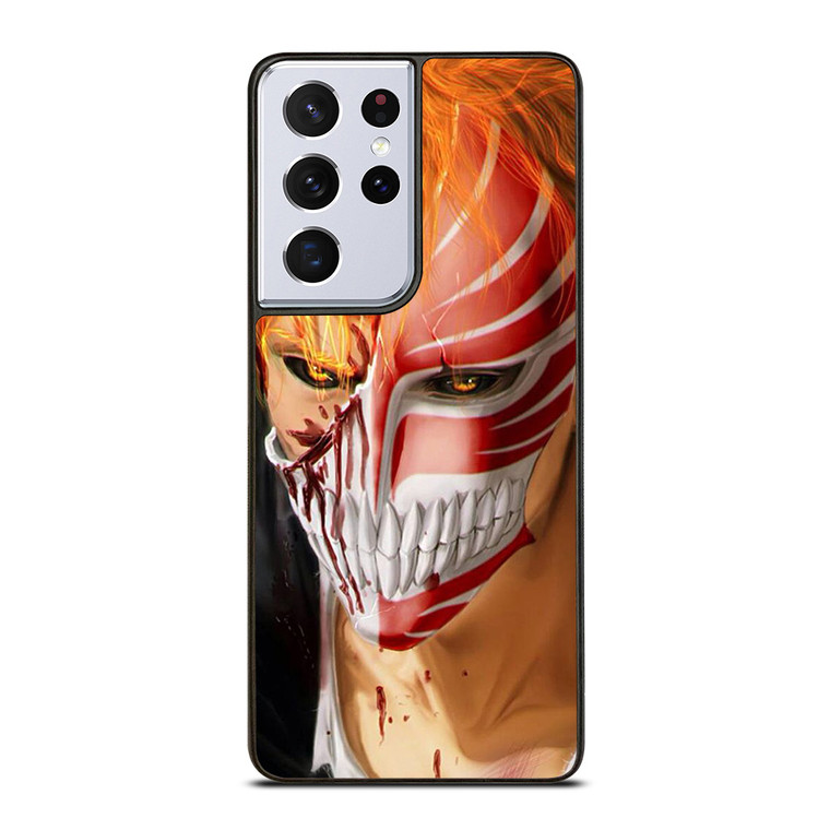 ICHIGO KUROSAKI FACE BLEACH ANIME Samsung Galaxy S21 Ultra Case Cover