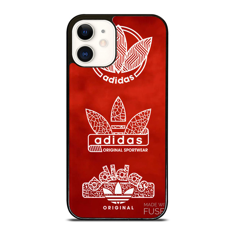 ADIDAS LOGO MADE WITH FUSED iPhone 12 Case Cover