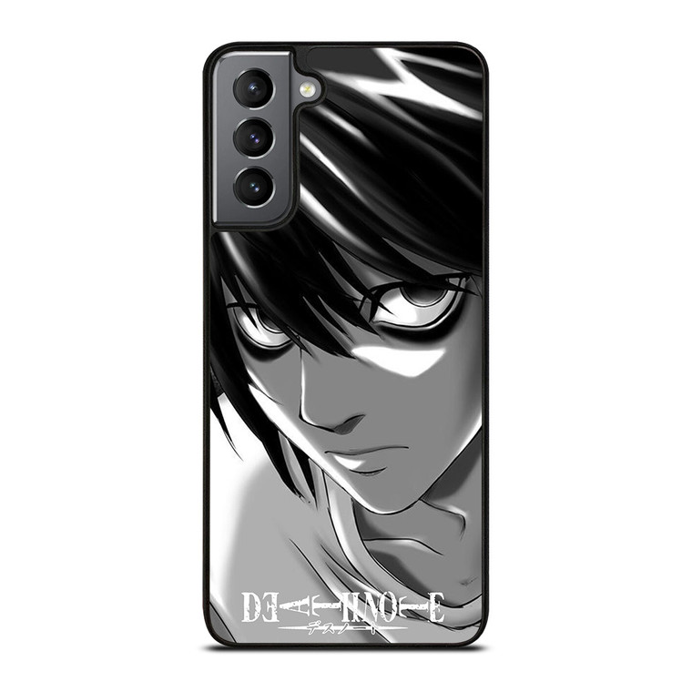 DEATH NOTE ANIME L LAWLIET FACE Samsung Galaxy S21 Plus Case Cover