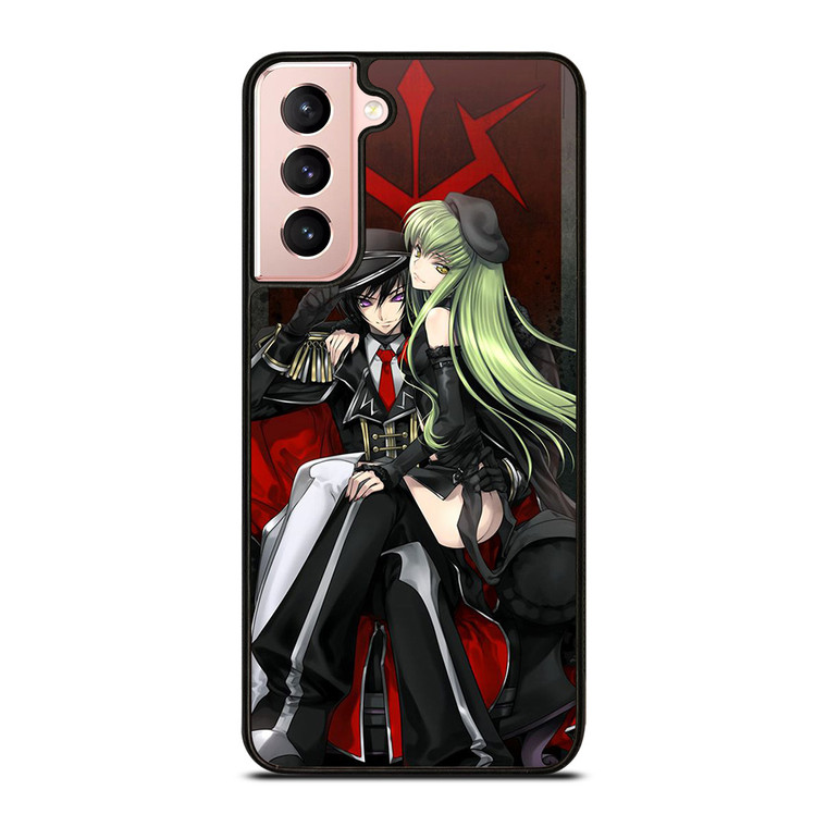 CODE GEASS LELOUCH CAMPEROUGE AND C.C ANIME MANGA Samsung Galaxy S21 Case Cover