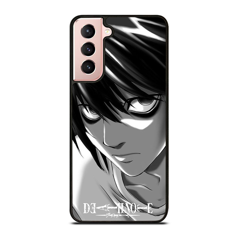 DEATH NOTE ANIME L LAWLIET FACE Samsung Galaxy S21 Case Cover