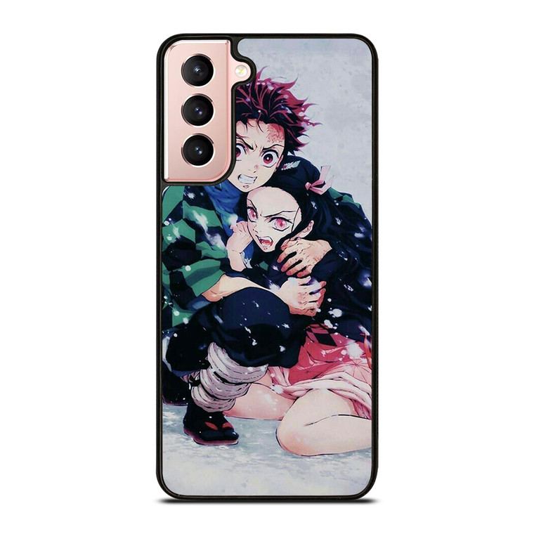 DEMON SLAYER KIMETSU NO YAIBA TANJIRO KAMADO NEZUKO Samsung Galaxy S21 Case Cover